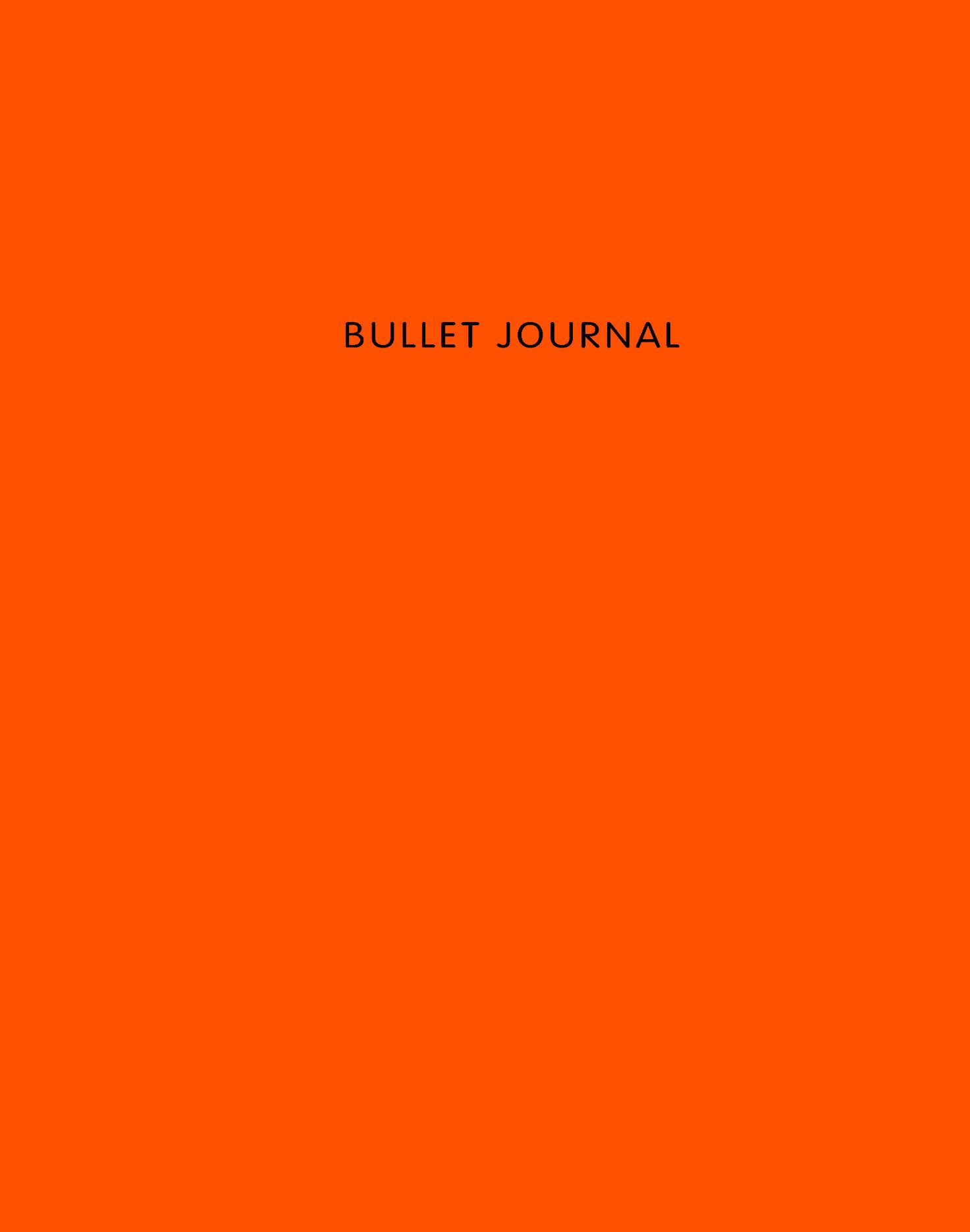 Блокнот Bullet Journal (оранжевый) тв.